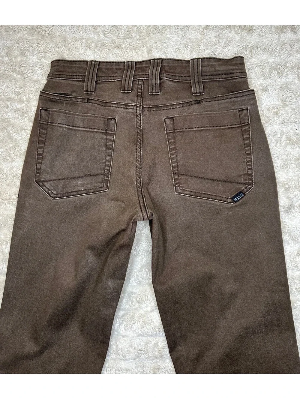 5.11 Tactical Defender Flex brown slim straight pants/denim 28x32 gorpcore